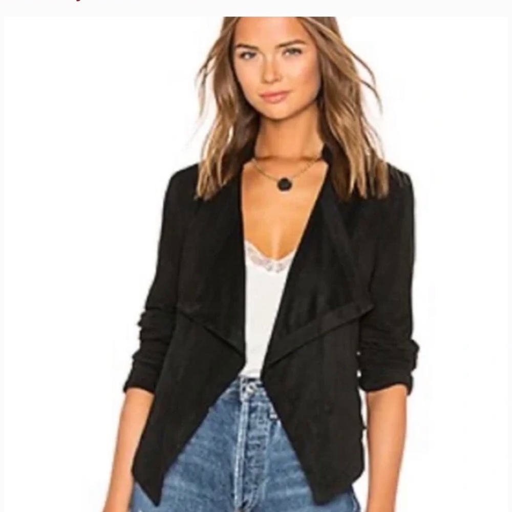 Jack by BB Dakota Black Suede Jacket